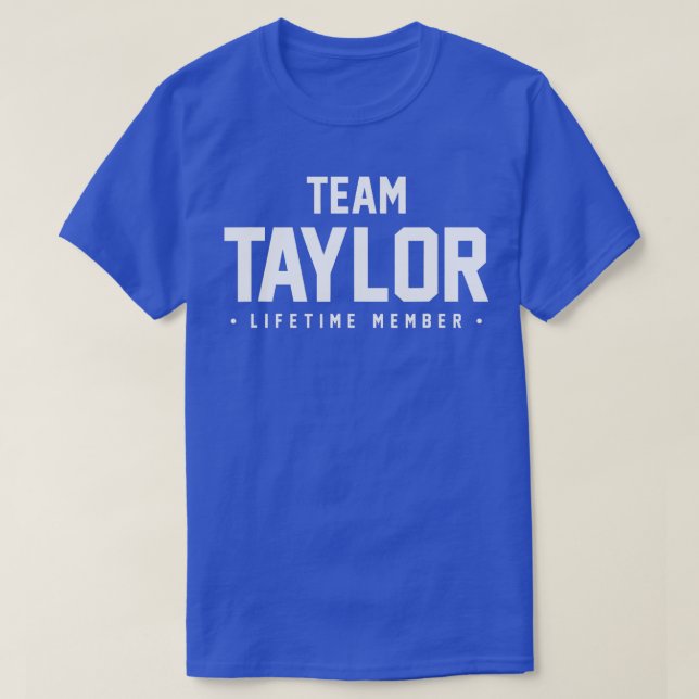 Regalo de juego Taylor del equipo de la camiseta d (Diseño del anverso)