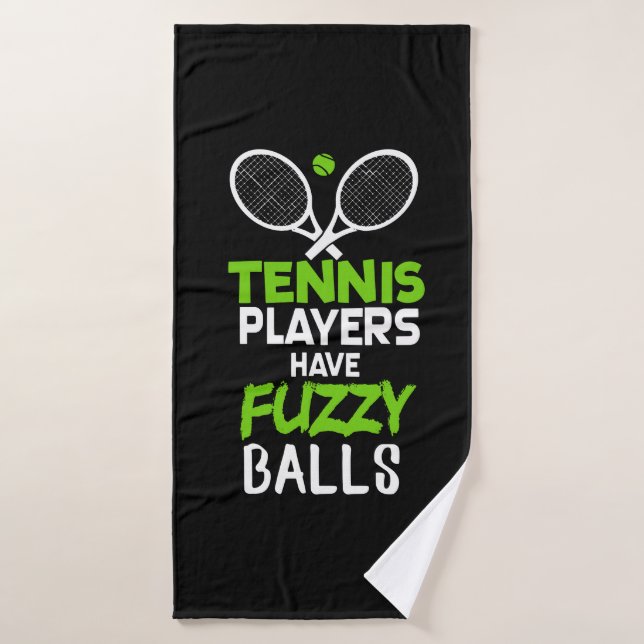 Regalo de jugador de tenis (Toalla de baño)