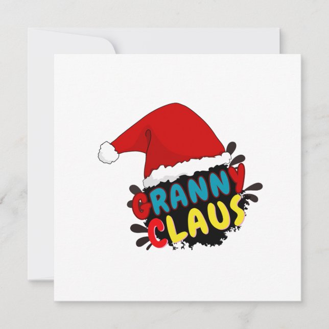 regalo de la abuela claus de navidad, (Anverso)