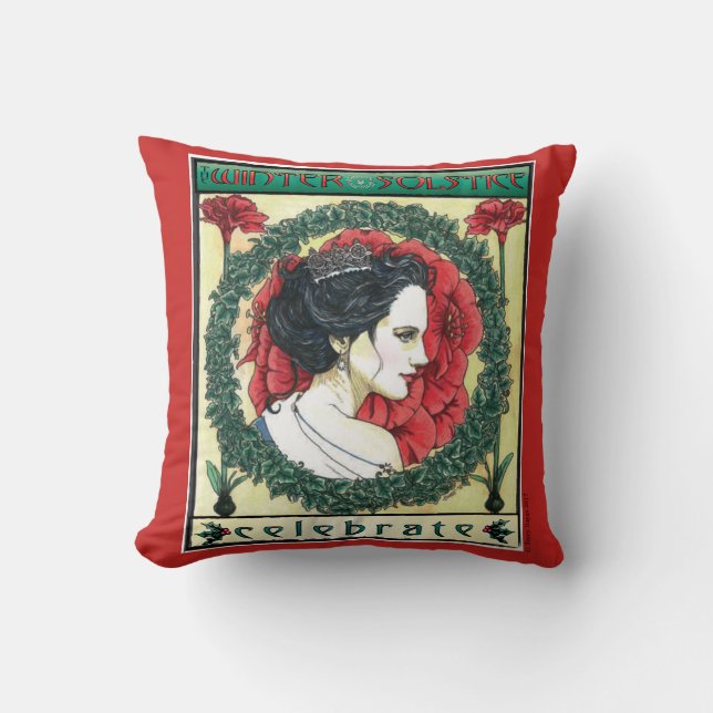 Regalo de la almohada de tiro del navidad del (Anverso)