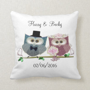 Regalo de la almohada del recuerdo de la boda