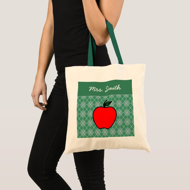 Regalo de la bolsa de Apple Tote para un profesor  (Anverso (producto))