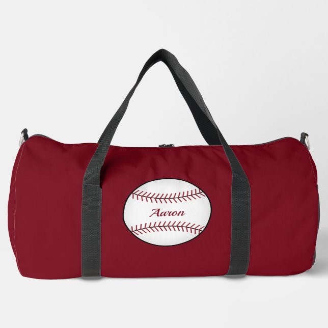 Regalo de la bolsa de béisbol rojo personalizado (Anverso)