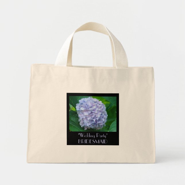 Regalo de la bolsa de bodas BRIDESMAID Hydrangea (Frente)