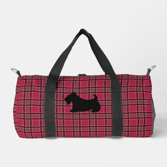 Regalo de la bolsa de Duffel de Escocia Terrier Pl (Anverso)