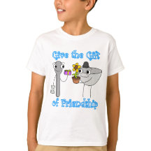 Regalo de la camiseta de los niños amigos