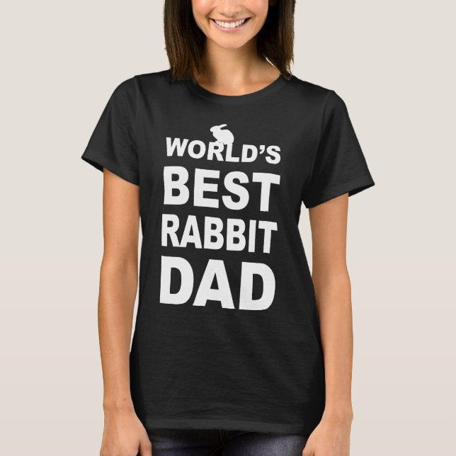 Regalo de la camiseta de Rabbit Dad para papá (Anverso)