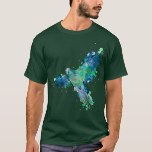 Regalo de la camiseta del loro acuático para Para