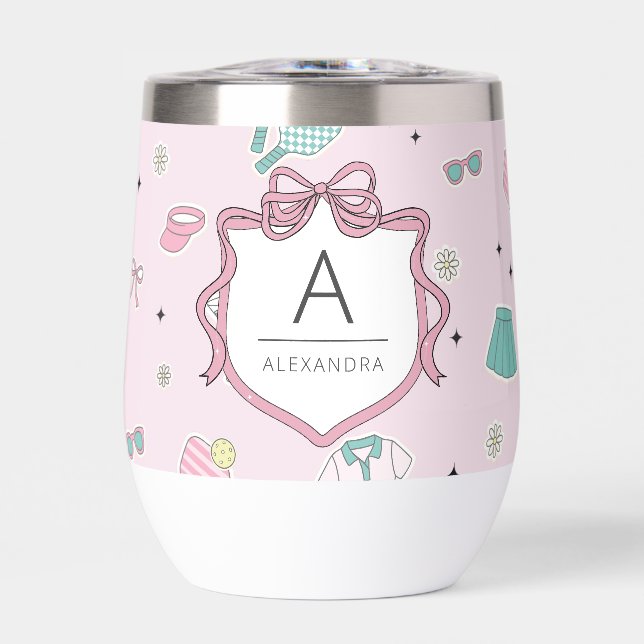 Regalo de la Copa de Baloncesto Monograma para ell (Frente)