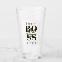 Regalo de la Copa de Vidrio Super Boss para el jef