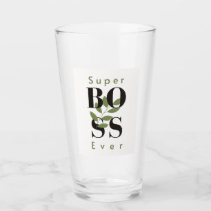 Regalo de la Copa de Vidrio Super Boss para el jef