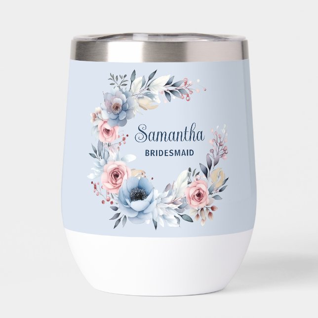 Regalo de la dama de honor floral (Trasero)