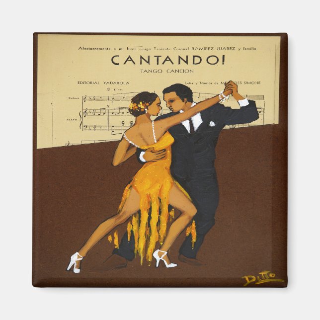 Regalo de la danza del imán de los bailarines del (Frente)