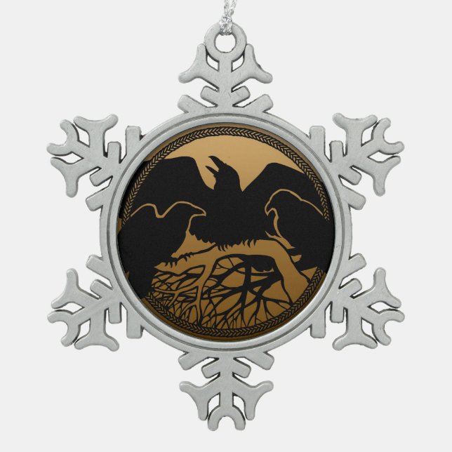 Regalo de la decoración del cuervo/del cuervo del (Anverso)