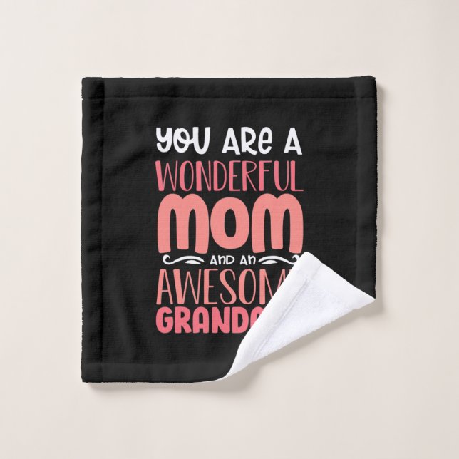 Regalo de la madre | Orgulloso cumpleaños de mamá  (Toallita)