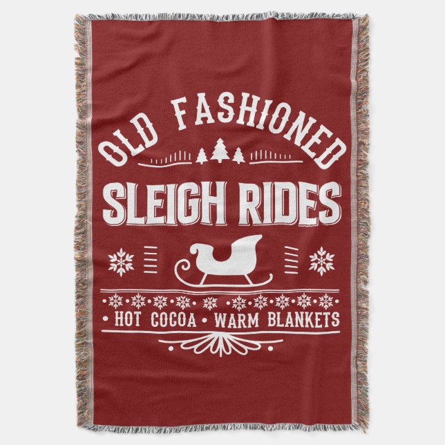 Regalo de la manta de Sleigh Rides (Frente vertical)