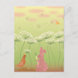 Regalo de la postal del Ilustracion de encaje de l