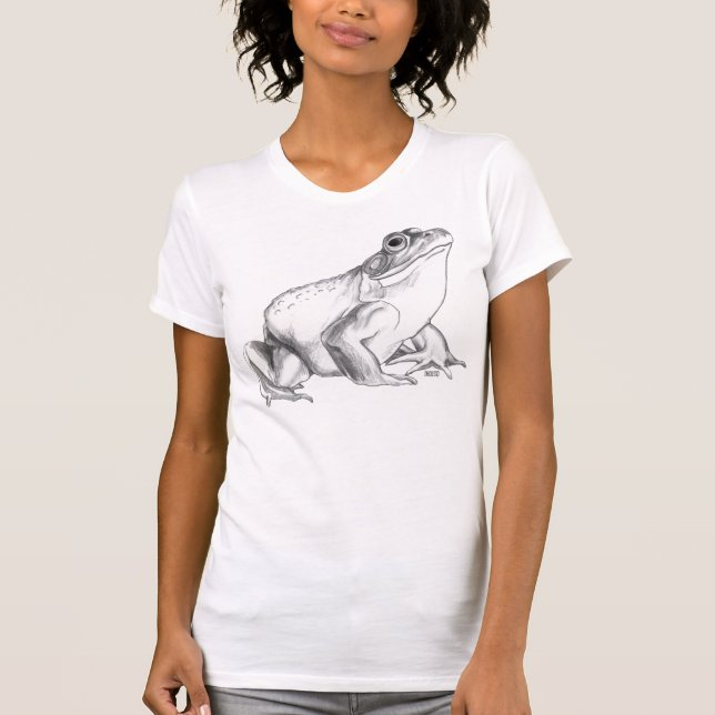 Regalo de la rana de Guay de la camiseta del arte (Anverso)