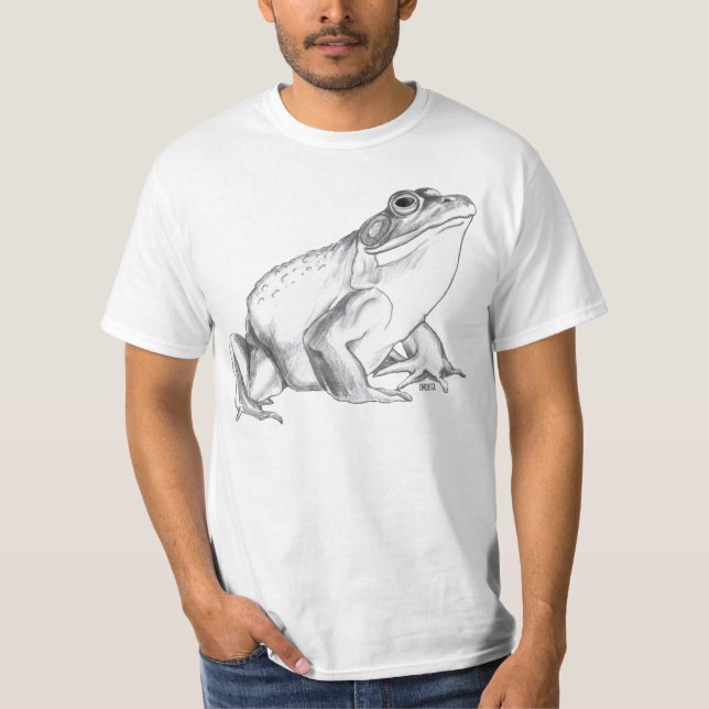 Regalo de la rana de Guay de la camiseta del arte (Anverso)