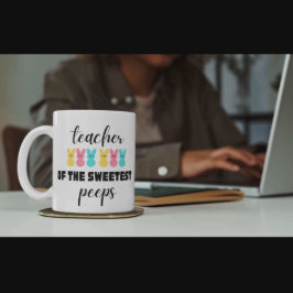 Regalo de la taza de Pascua para el profesor