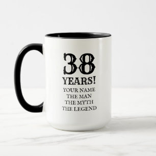 Regalo de la taza del cumpleaños de la leyenda de