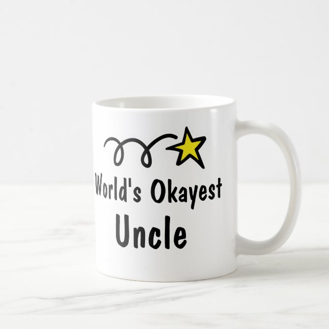 Regalo de la taza del tío café de Okayest del (Derecha)