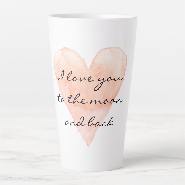 Regalo de la taza el día de San Valentín - Te amo  (Anverso)