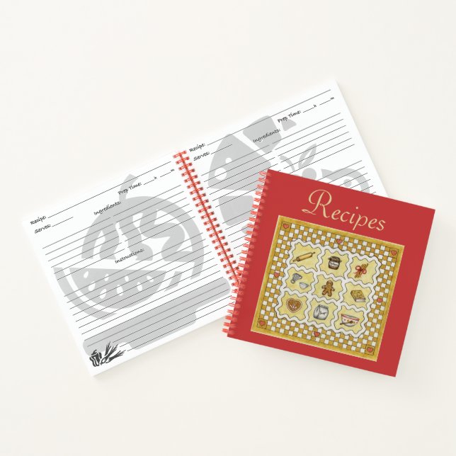 Regalo de libro de cocina con receta de pan de jen (Interior)