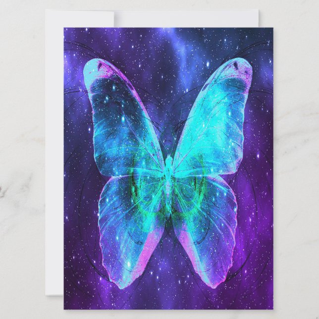 Regalo de lienzo de mariposa para el amante de la  (Anverso)