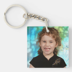 Regalo de llavero de foto para mamá o abuela