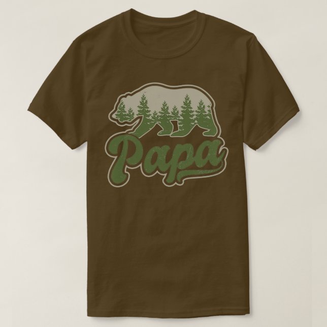Regalo de madera para el bosque de la camiseta de  (Diseño del anverso)