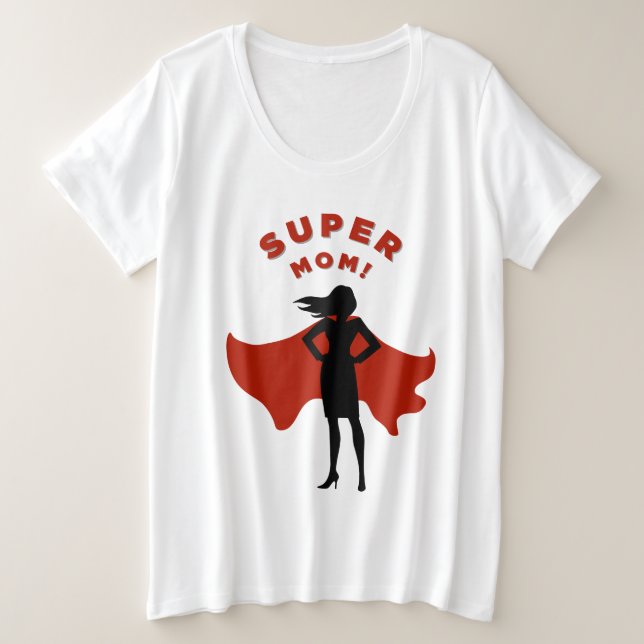 Regalo de madre de supermamá en Guay - camiseta (Anverso del diseño)