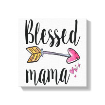Regalo de Mamá Bendita para Mamá Impresión en Lien