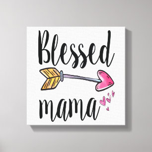Regalo de Mamá Bendita para Mamá Impresión en Lien