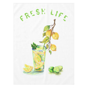 Regalo de mantel de limón Jugo Guay Bebe Lemonade