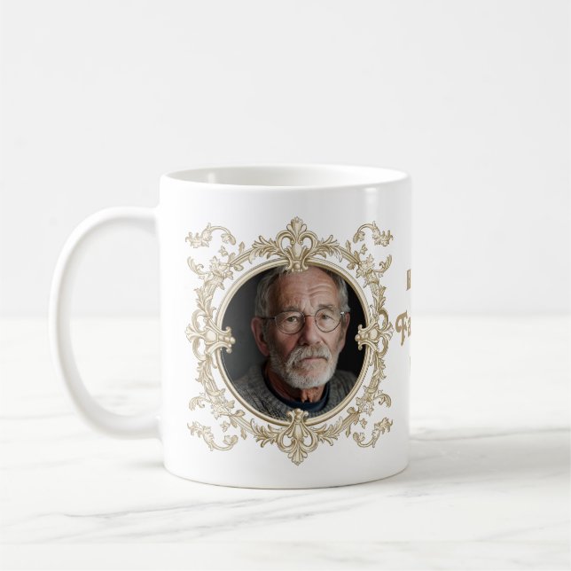 Regalo de marco elegante de la taza del día del pe (Izquierda)