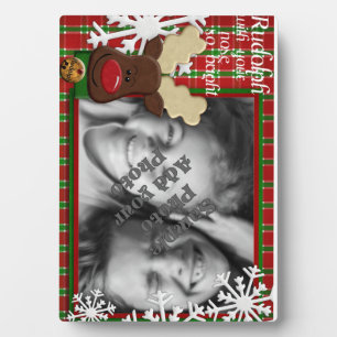Regalo de marco fotográfico de Holiday Rudolph par