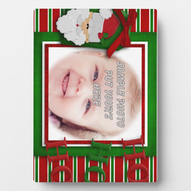 Regalo de marco fotográfico navideño para Navidade (Frente)