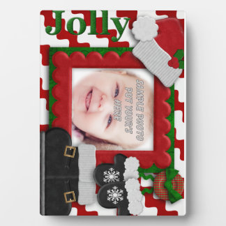 Regalo de marco fotográfico navideño para navidade