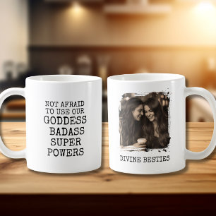 Regalo de Mejor Amiga Taza de Café Foto de Diosa M