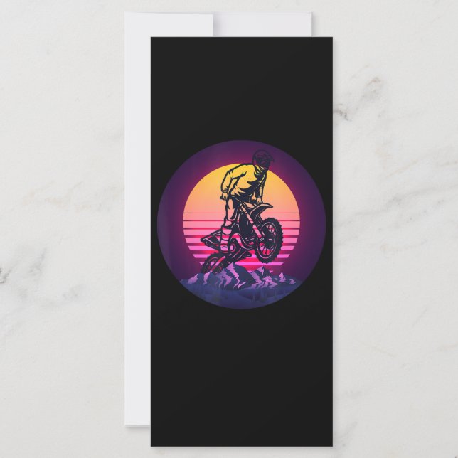 Regalo De Motocicleta Vintage Sundown Para Bicicle (Anverso)