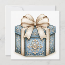 Regalo de Navidad Azul