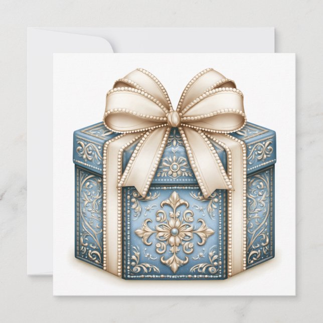 Regalo de Navidad Azul (Anverso)