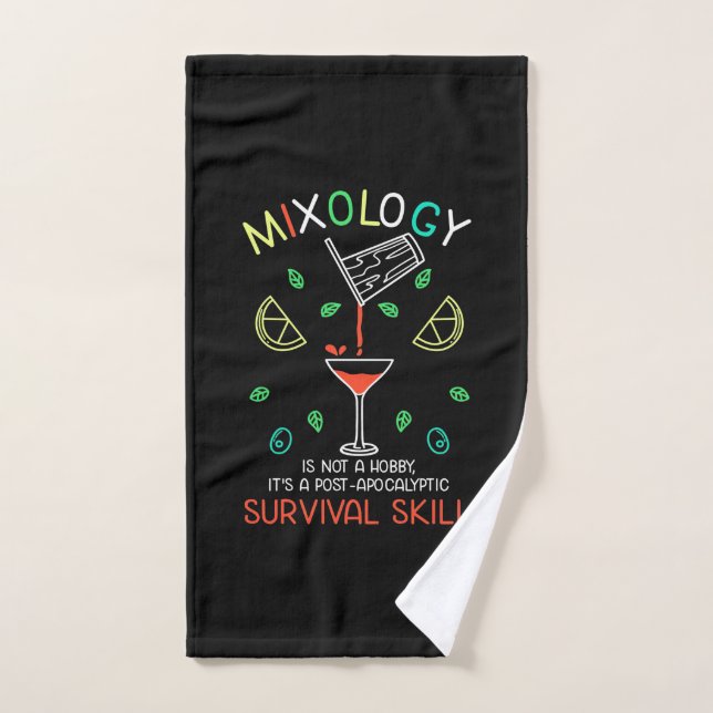Regalo de Navidad | Bartender Mixólogo (Toalla de mano)