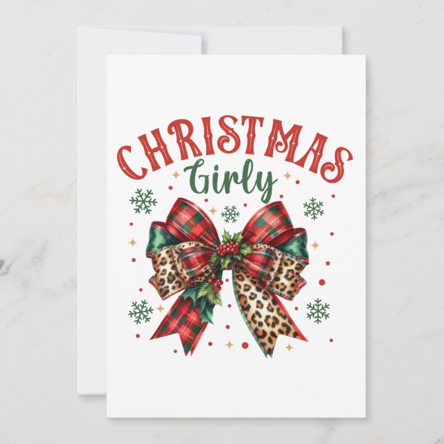 Regalo de Navidad Chica de Navidad (Anverso)