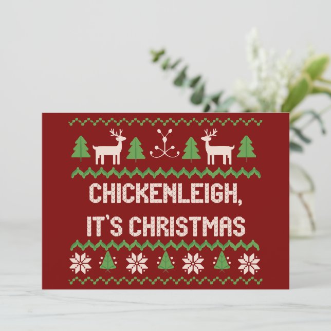 Regalo de Navidad de Chickenleigh (Anverso de pie)