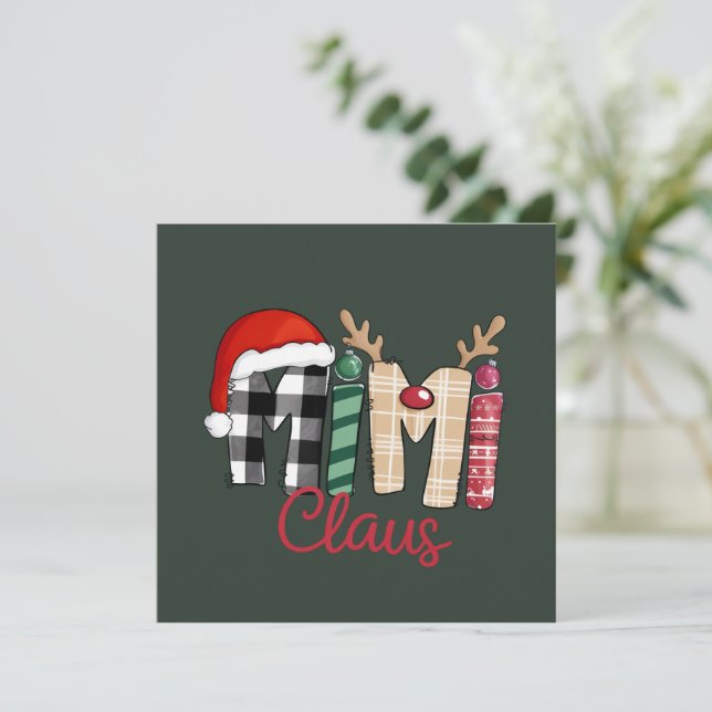 Regalo de Navidad de Mimi Claus para Abuela Navida (Anverso de pie)