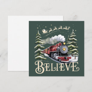 Regalo de Navidad de Polar Express Cree Xmas Invie