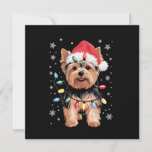 Regalo de Navidad de Yorkie Perro de Navidad Largo