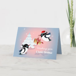 Regalo de Navidad lindo de los pájaros